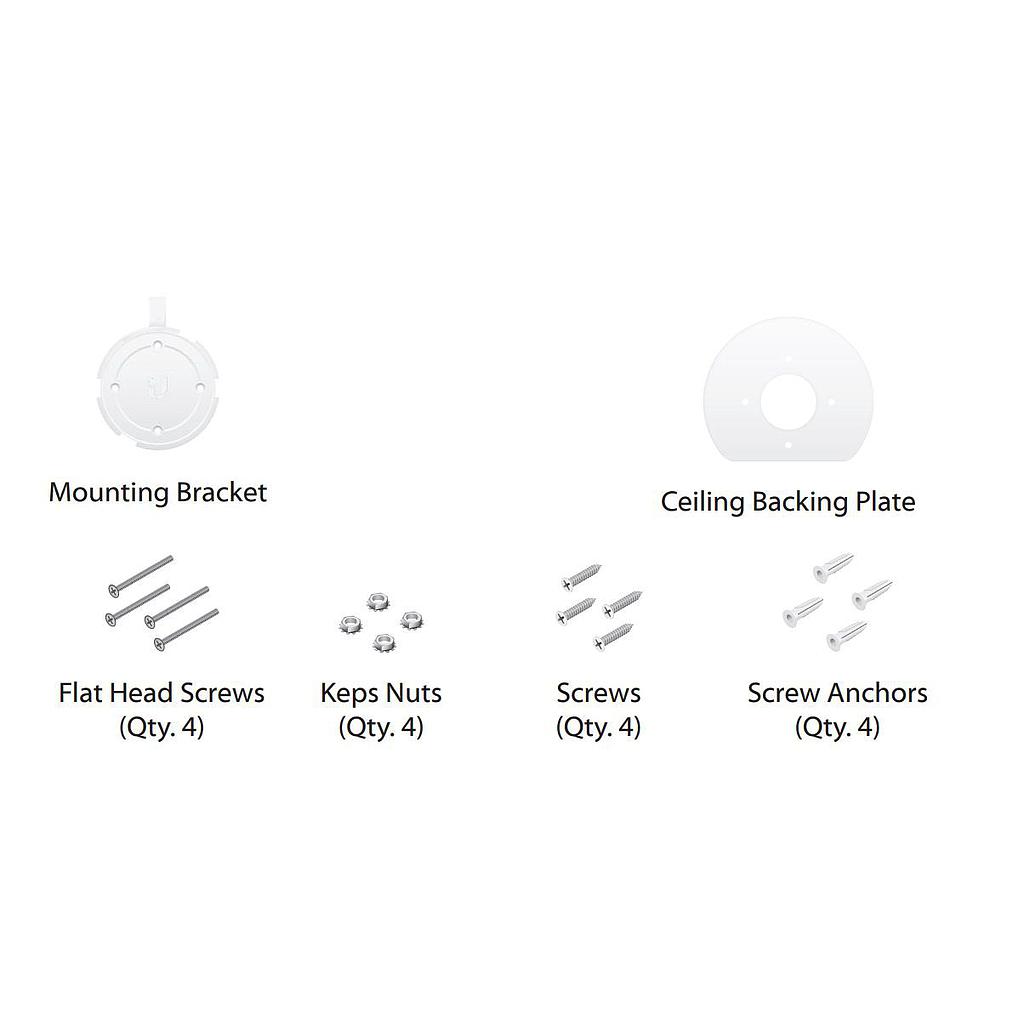 Ubiquiti Unifi U6+, U6-Lite, UAP-AC-Lite, UAP-AC-LR, NanoHD & U6+ Mounting Kit