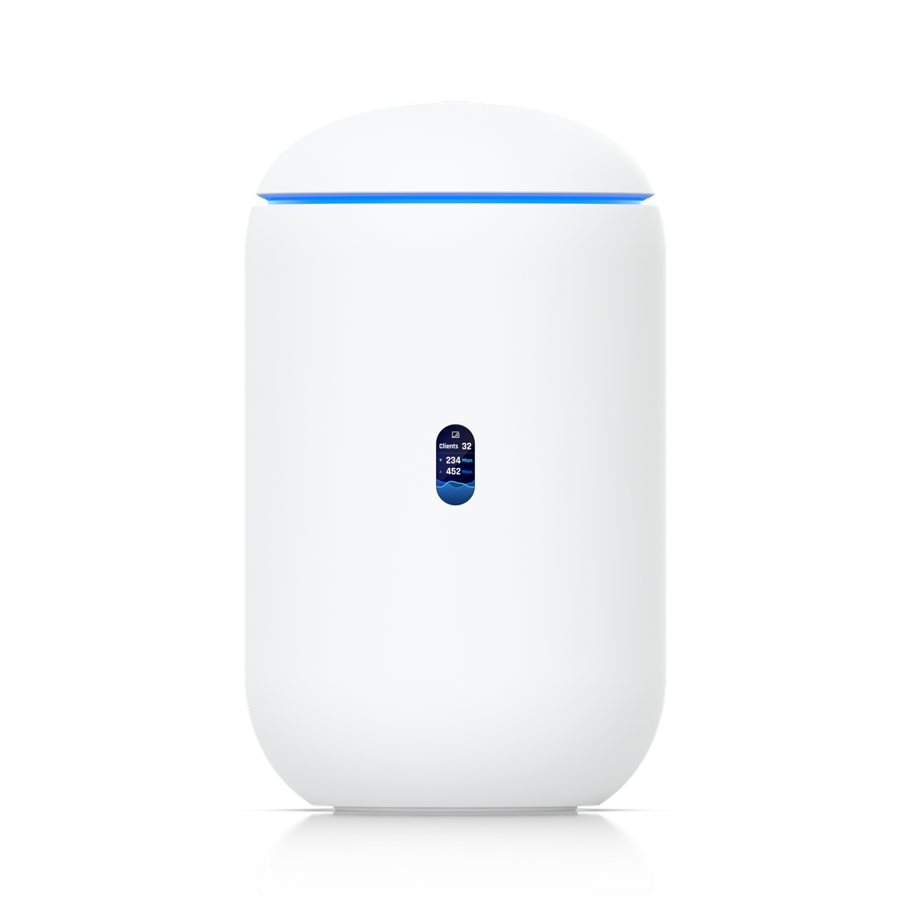 Ubiquiti UDR7 UniFi Dream Router 7 — WiFi 7 Router with 10G SFP+ WAN, 2.3 Gbps IDS/IPS, Built-In NVR (300+ Clients)