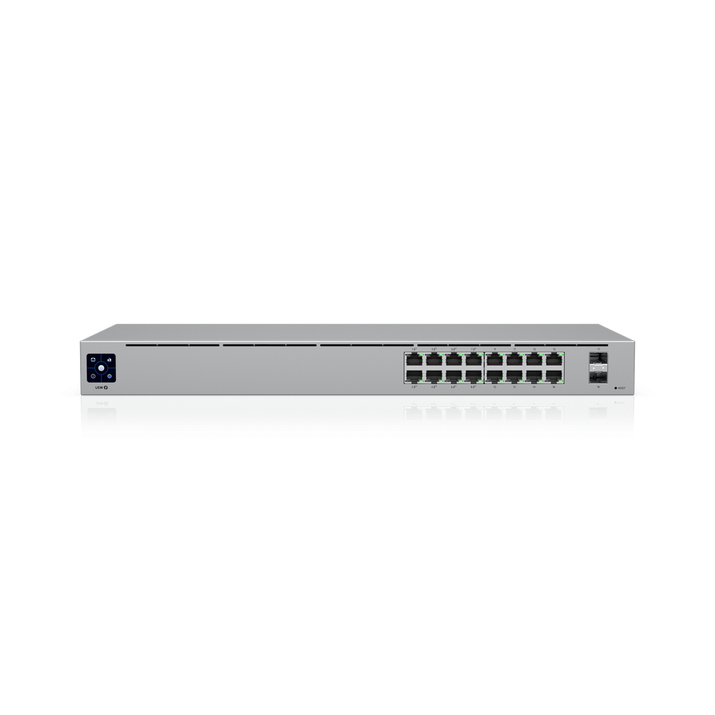 Ubiquiti USW-16-POE Gen2 UniFi 16 Port Gigabit Switch with PoE and SFP - 8 POE Ports