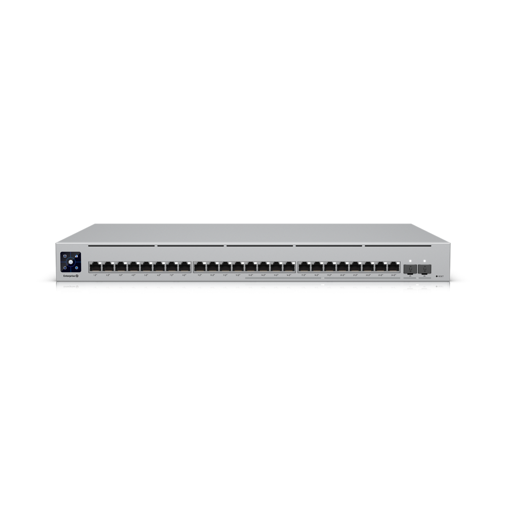 Ubiquiti USW-Enterprise-24-PoE UniFi 24 port 2.5GbE POE switch with SFP+ uplink