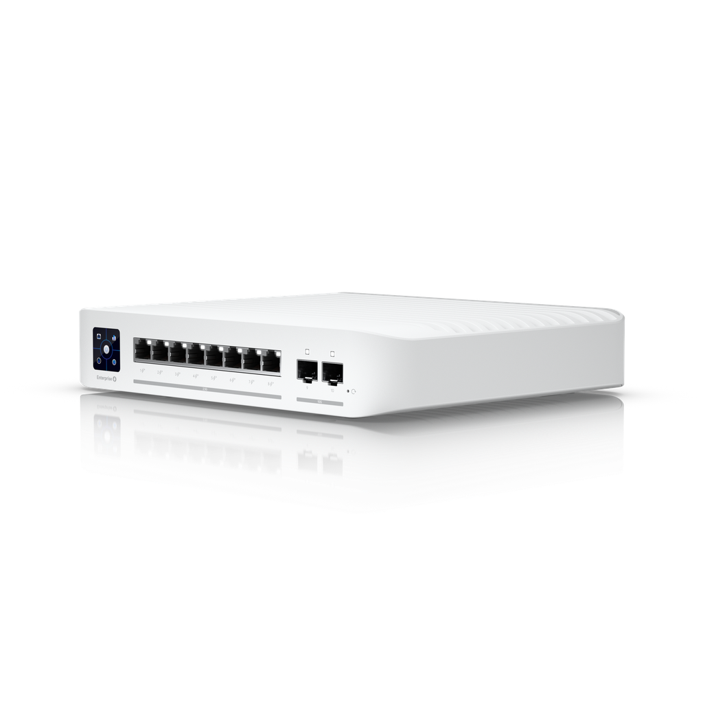 Ubiquiti USW-Enterprise-8-PoE UniFi 8 port 2.5GbE POE switch with SFP+ uplink