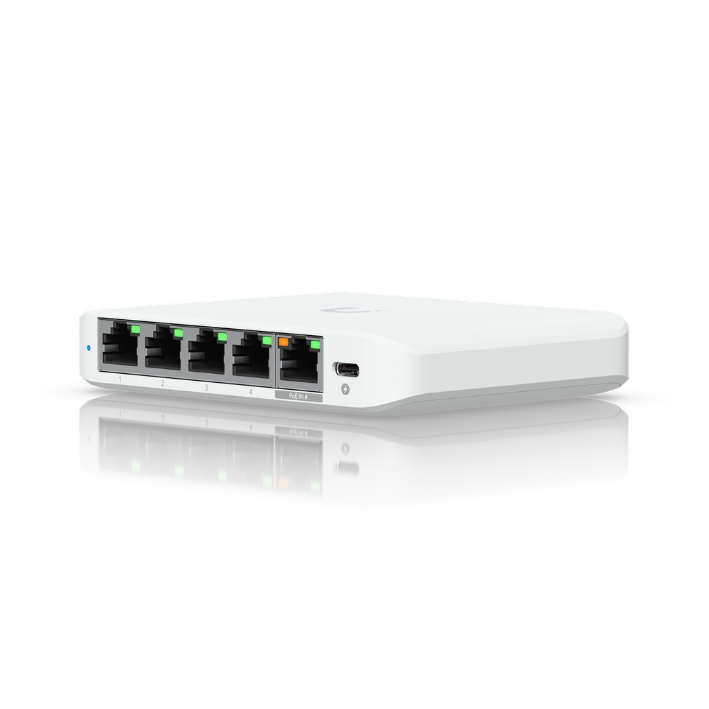 Ubiquiti USW-Flex-3 UniFi Switch 5-ports POE 46W x 4 Ports Out - 3 Pack