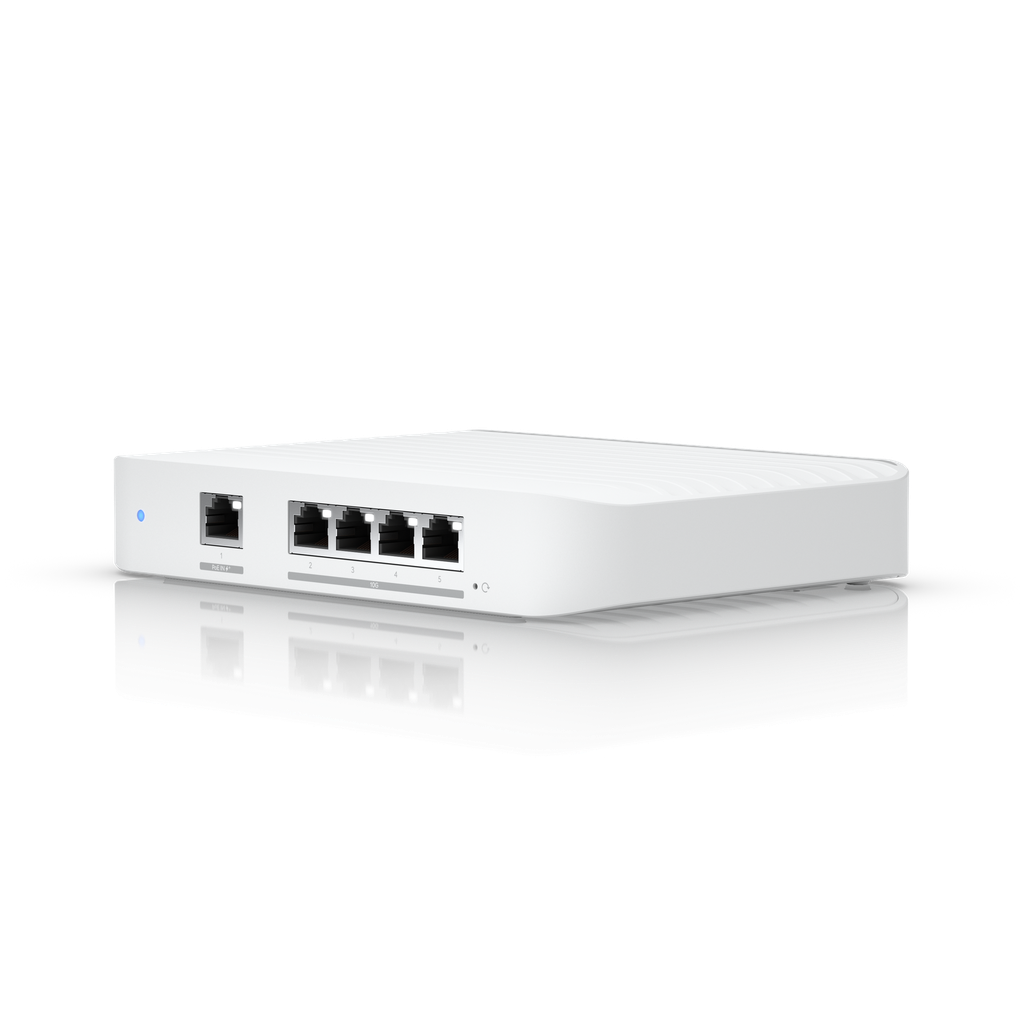 Ubiquiti USW-Flex-XG UniFi 5 Port 10 Gigabit Switch with PoE Input Power Support