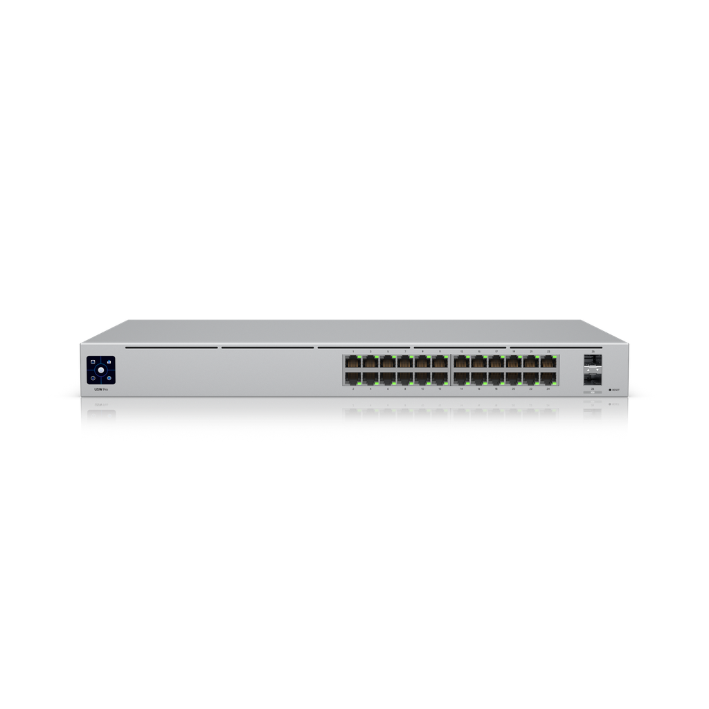 Ubiquiti USW-Pro-24 Gen2 UniFi Professional 24 Port Gigabit Switch with Layer 3 Features and SFP+ (NO POE)