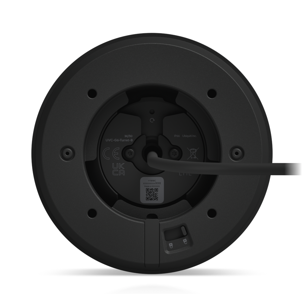 Ubiquiti UVC-G6-Turret-B Unifi Protect G6 Turret 4K Black