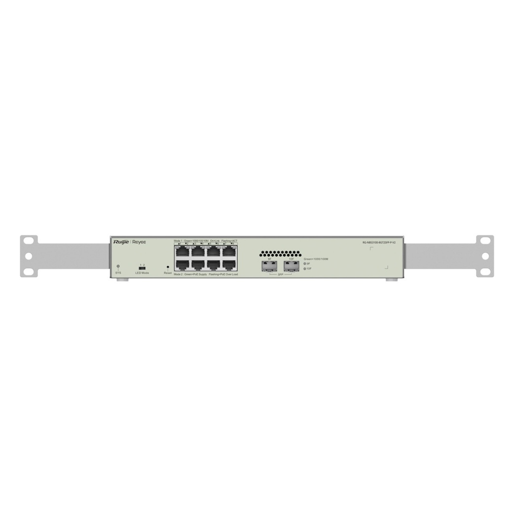 Ruijie Mini-GBIC-GT 1000BASE-T Copper SFP Transceiver, RJ45, 100 m over Cat 5e/6/6a