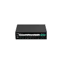 Ruijie RG-ES110FG-P 10-Port Unmanaged PoE+ Switch, 8 x 10/100 PoE+ and 2 x Gigabit Uplinks, 110W Budget, Fanless