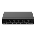 Ruijie RG-ES205GC Reyee 5-Port Gigabit Smart Cloud Managed Non-PoE Switch, Fanless Metal Desktop