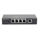 Ruijie RG-ES205GC-P Reyee 5-Port Gigabit Smart Cloud Managed PoE Switch, 4 PoE+ Ports, 54W