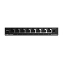 Ruijie RG-ES208GC 8-Port Gigabit Smart Cloud-Managed Non-PoE Switch, Fanless Metal Desktop