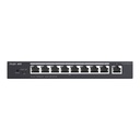 Ruijie RG-ES209GC-P 9-Port Gigabit Smart Cloud-Managed PoE Switch, 8 x PoE+ 120W, Fanless