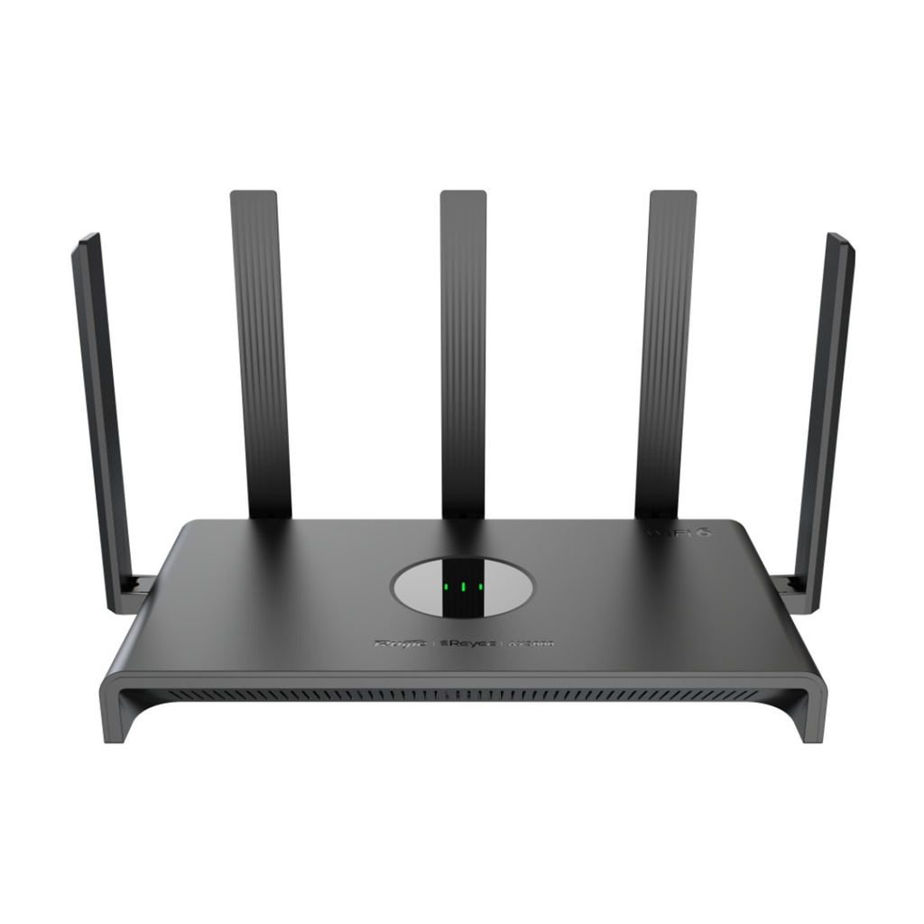 Ruijie RG-EW3000GX Reyee AX3000 Wi-Fi 6 Dual-WAN Gigabit Router, 160 MHz, 5 Antennas, Reyee Mesh