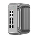 Ruijie RG-NIS2100-8GT2SFP-HP 10-Port Cloud Managed Industrial PoE Switch, 1 x PoE++ and 7 x PoE+, 2 x SFP, DIN Rail