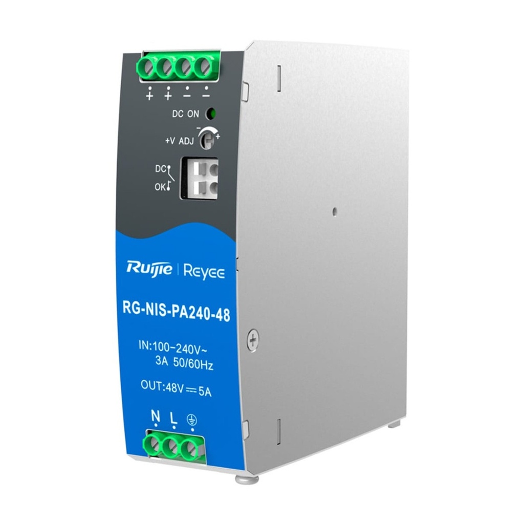 Ruijie AC/DC 240W DIN-Rail Power Supply for industrial switch