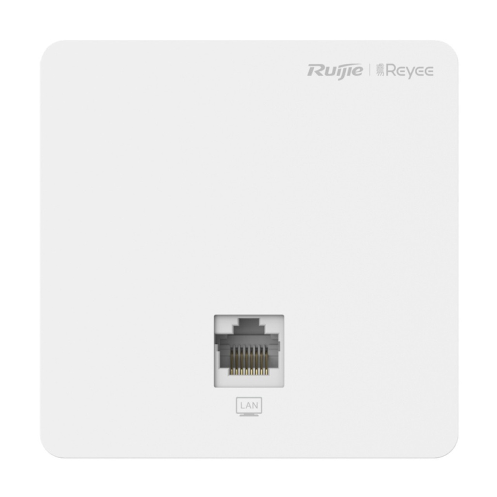 Ruijie RG-RAP1200(F) Reyee Wi-Fi 5 1267 Mbps Dual-Band Wall-Mounted Access Point, 2 x Fast Ethernet, 86 mm Design