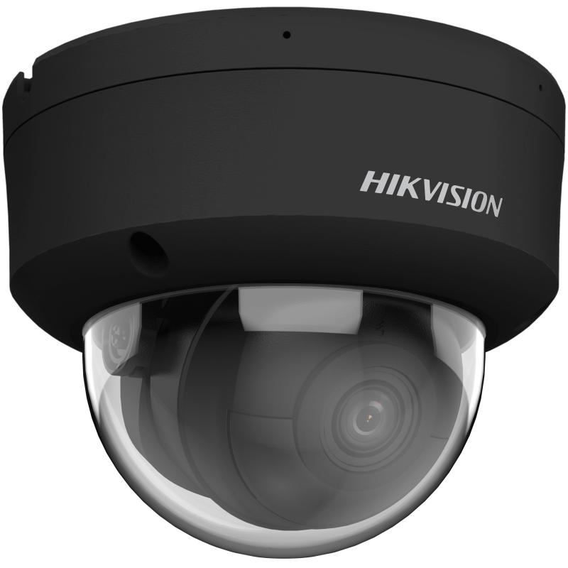 Hikvision DS-2CD2186G2H-ISU(2.8mm)(eF)/O-STD/BLACK  8MP 2.8mm Black Powered by Darkfighter Fixed Dome Network Camera