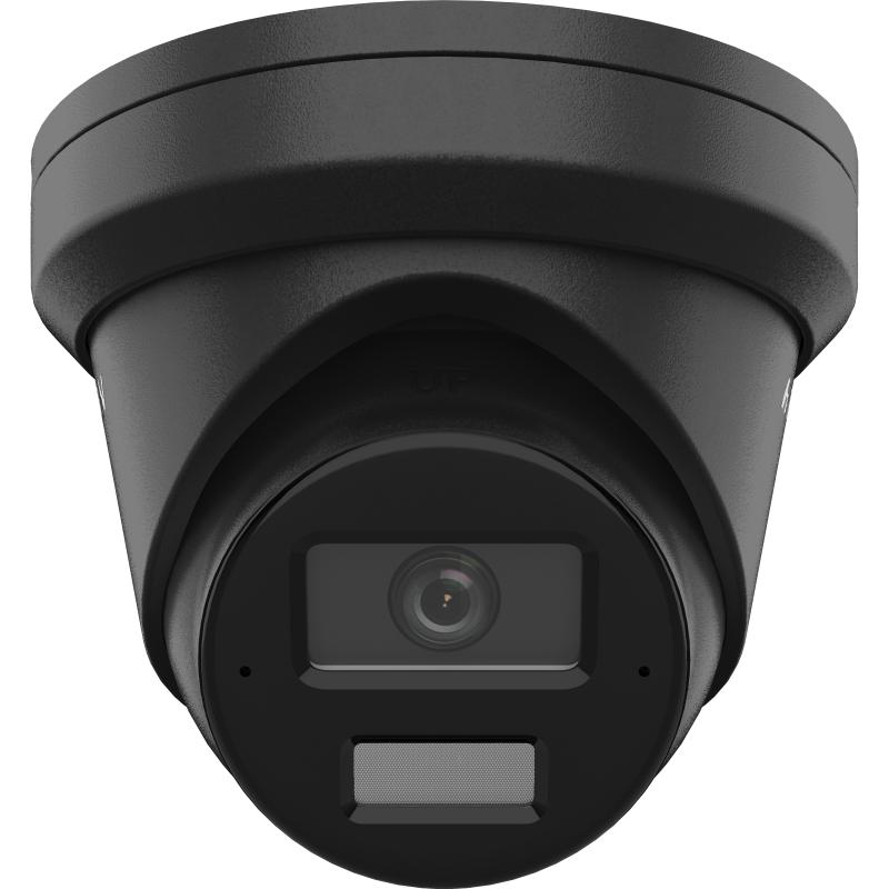 HiLook by Hikvision 8MP IPC-T381H-MU AI Turret IP Camera with 2.8mm Lens & Built-in Dual Mic (Black)