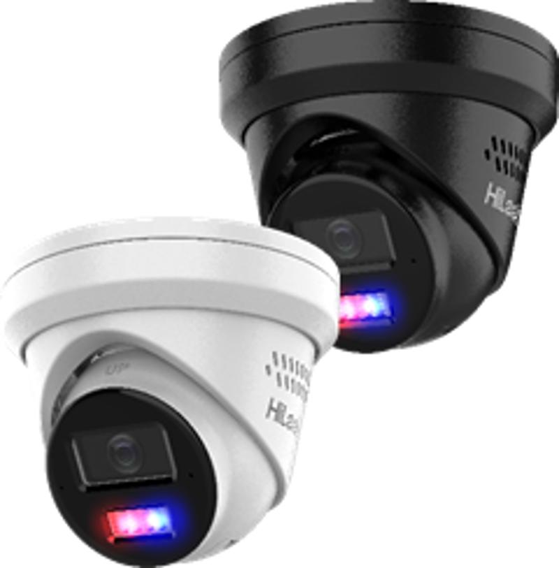 HiLook by Hikvision 8MP IPC-T289H-MU/SL AI Smart Hybrid Light Turret IP Camera with Built-in Dual Mic & Active Alarm (2.8mm)