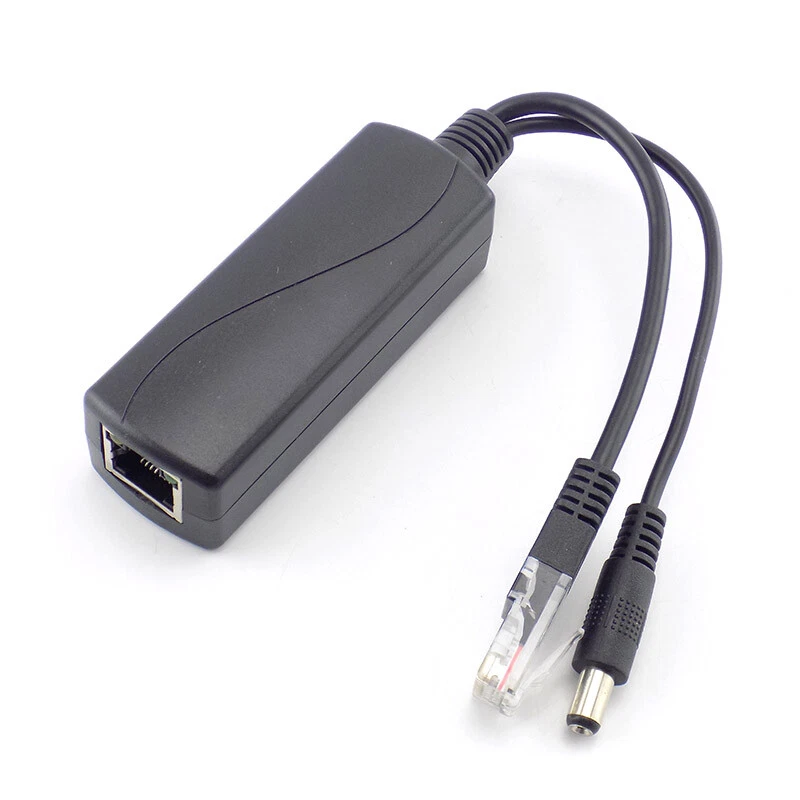 PoE Splitter 802.3af, 48V to 12V 2A Output for IP Cameras