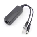 Active PoE Splitter Adapter IEEE 802.3af Compliant 10/100Mbps, DC 48V to 12V 2A Output for IP Camera Wirelss AP Router Voip Phone