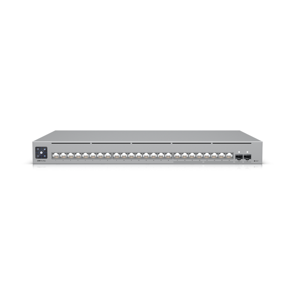 Ubiquiti USW-Pro-Max-24 Unifi 24-port, Layer 3 Etherlighting™ switch with 2.5 GbE