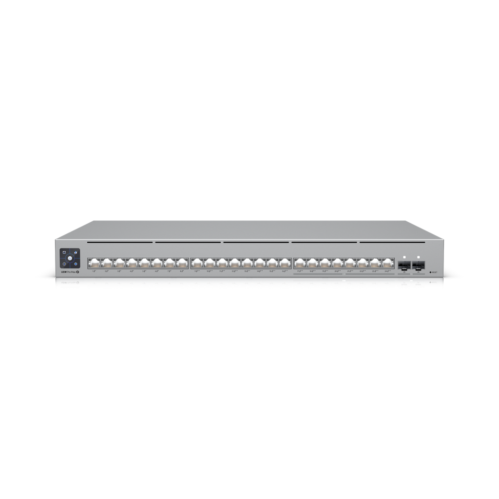 Ubiquiti USW-Pro-Max-24-POE UniFi 24-port, Layer 3 Etherlighting™ switch with 2.5 GbE and PoE++ output