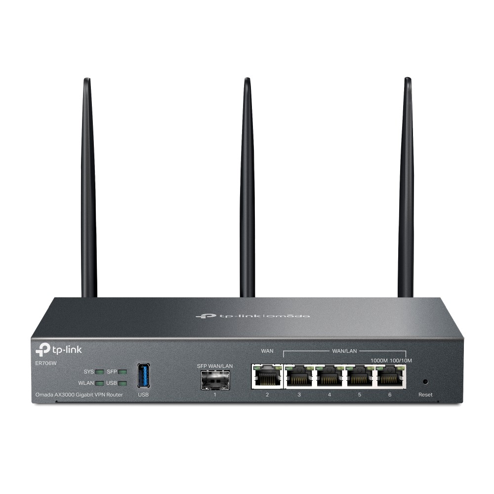 TP-Link ER706W Omada AX3000 Wi-Fi 6 Gigabit VPN Router