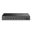 TP-Link ER7412-M2 Omada Multi-Gigabit VPN Gateway, 2 x 2.5G + 10 Gigabit Ports