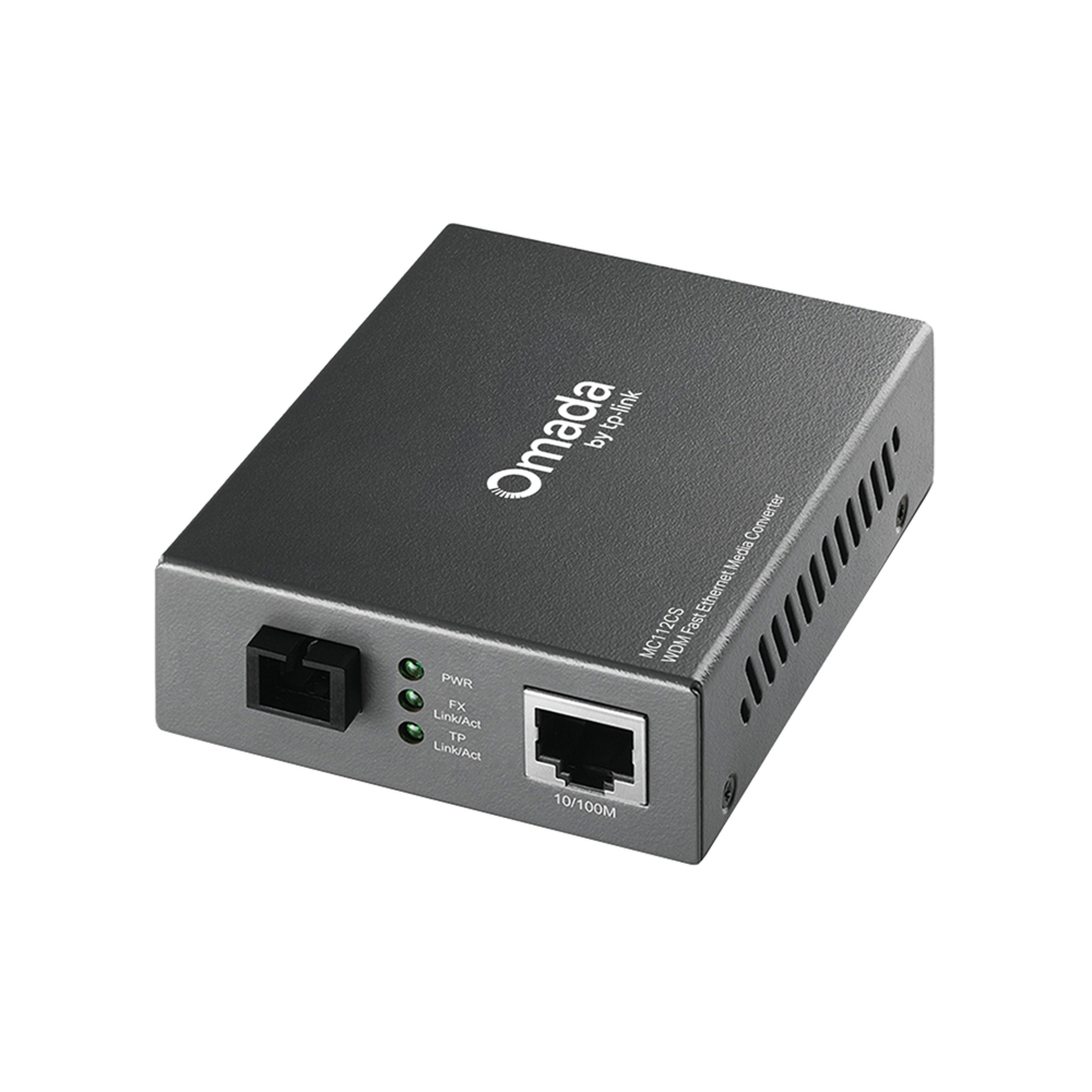 TP-Link MC112CS Omada 10/100Mbps WDM Media Converter