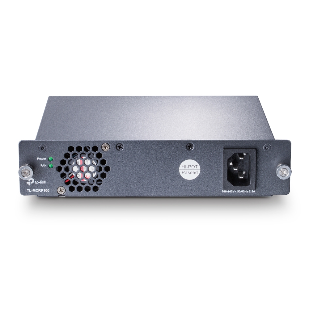 TP-Link MCRP100 Redundant Power Supply Module for TL-MC1400 & TL-FC1420