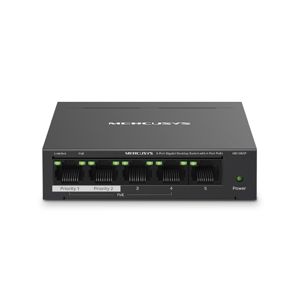 TP-Link MS105GP Mercusys 5-Port Gigabit Desktop Switch
