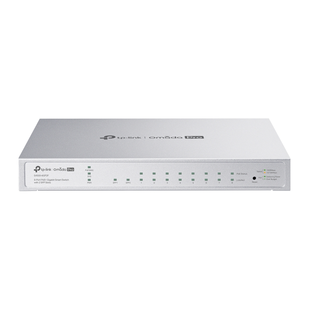 TP-Link S4500-8GP2F OMADA PRO 8-PORT GIGABIT SMART SWITCH