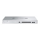 TP-Link S5500-8MHP2XF Omada Pro 8-Port PoE+ 2.5G L2+ Managed Switch with 2 SFP+ Slots