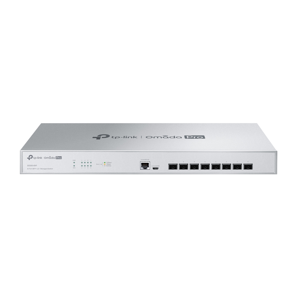 TP-Link S5500-8XF Omada Pro 8-Port Managed 10G L2+ Switch