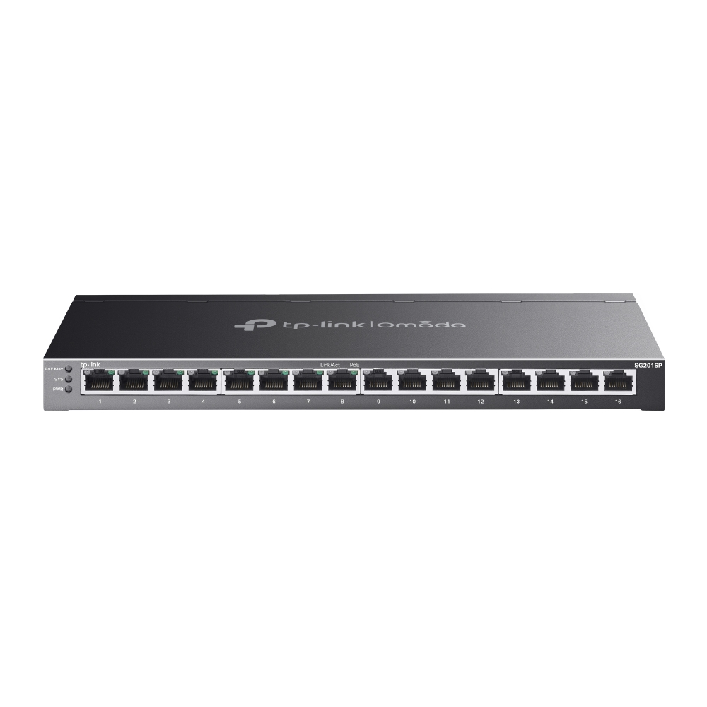 TP-Link SG2016P Omada Access 16-Port Gigabit Switch with 8-Port PoE+