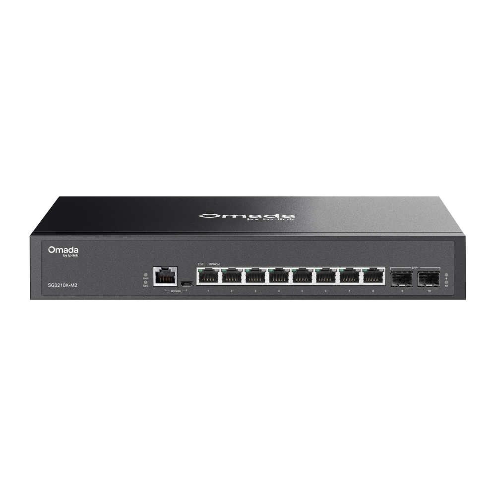 TP-Link SG3210X-M2 OMADA 8-PORT MANAGED 2.5G RACK SWITCH