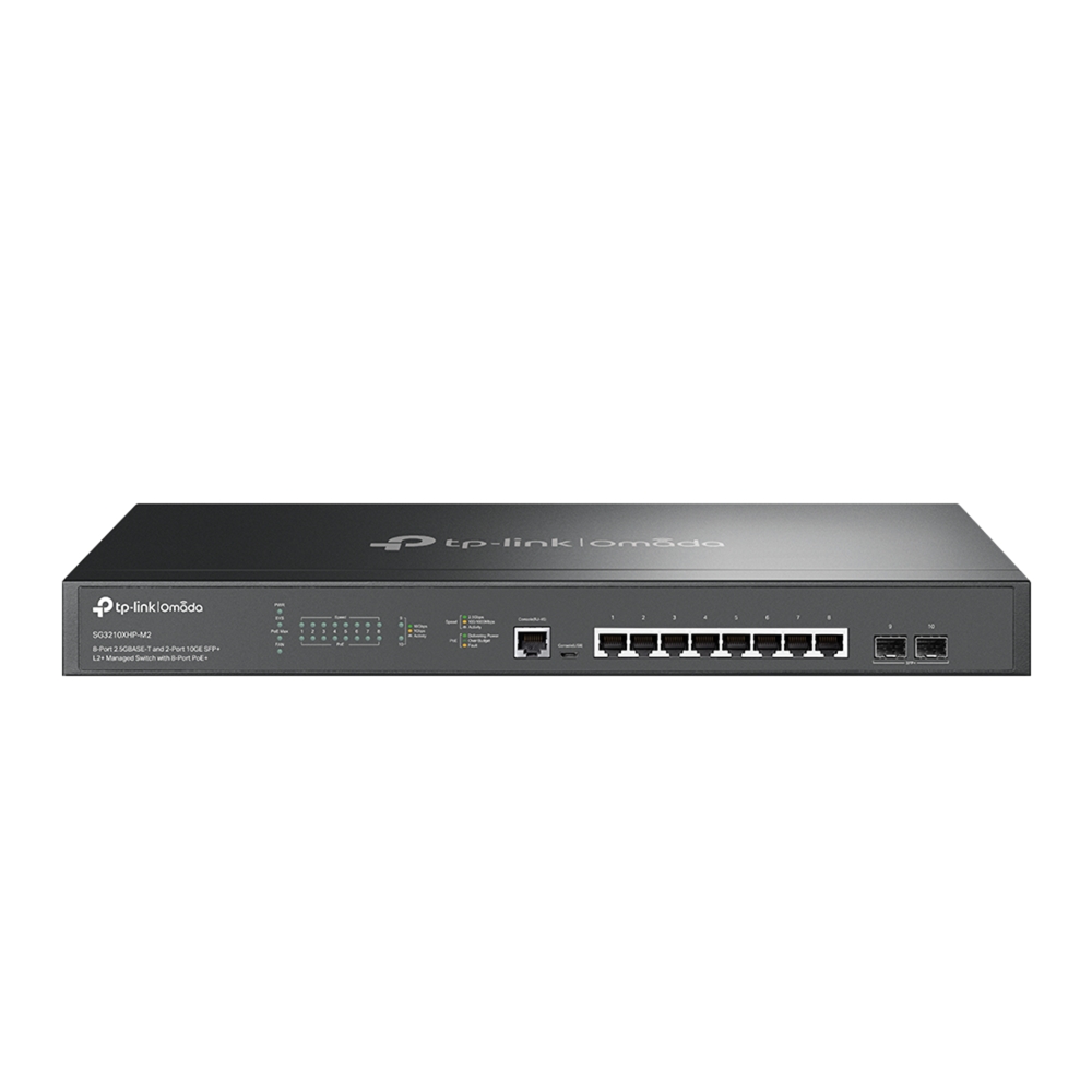 TP-Link SG3210XHP-M2 OMADA 8-PORT MANAGED 2.5G L2+ RACK SWITCH