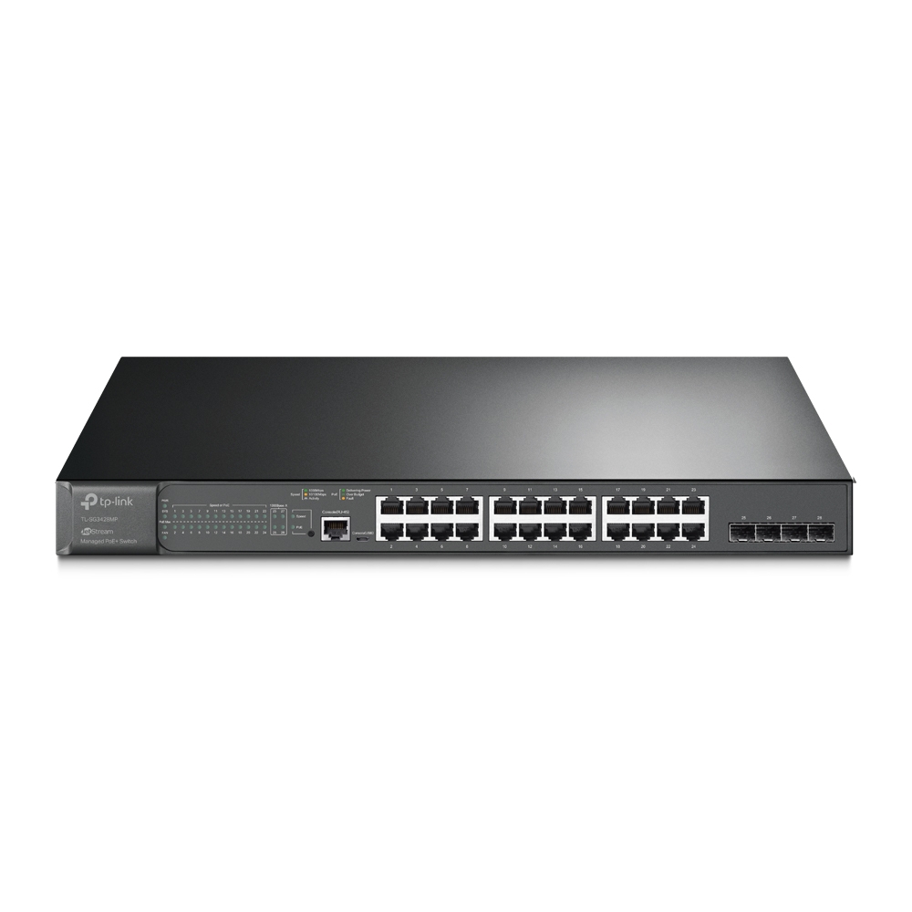 TP-Link SG3428MP Omada 28-Port Managed Gigabit L2+ Rack Switch