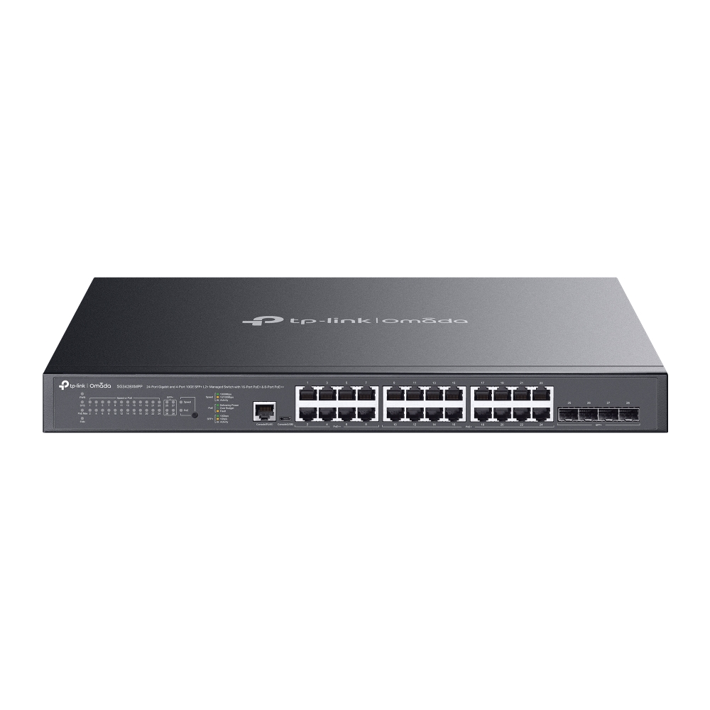 TP-Link SG3428XMPP Omada 24-Port Managed Gigabit L2+ Rack Switch