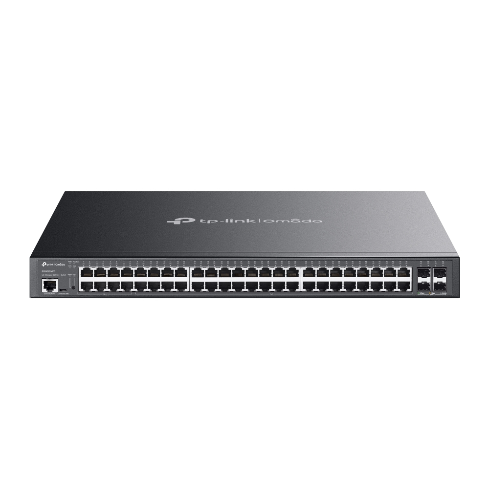 TP-Link SG3452XMPP Omada 48-Port Managed Gigabit L2+ Rack Switch