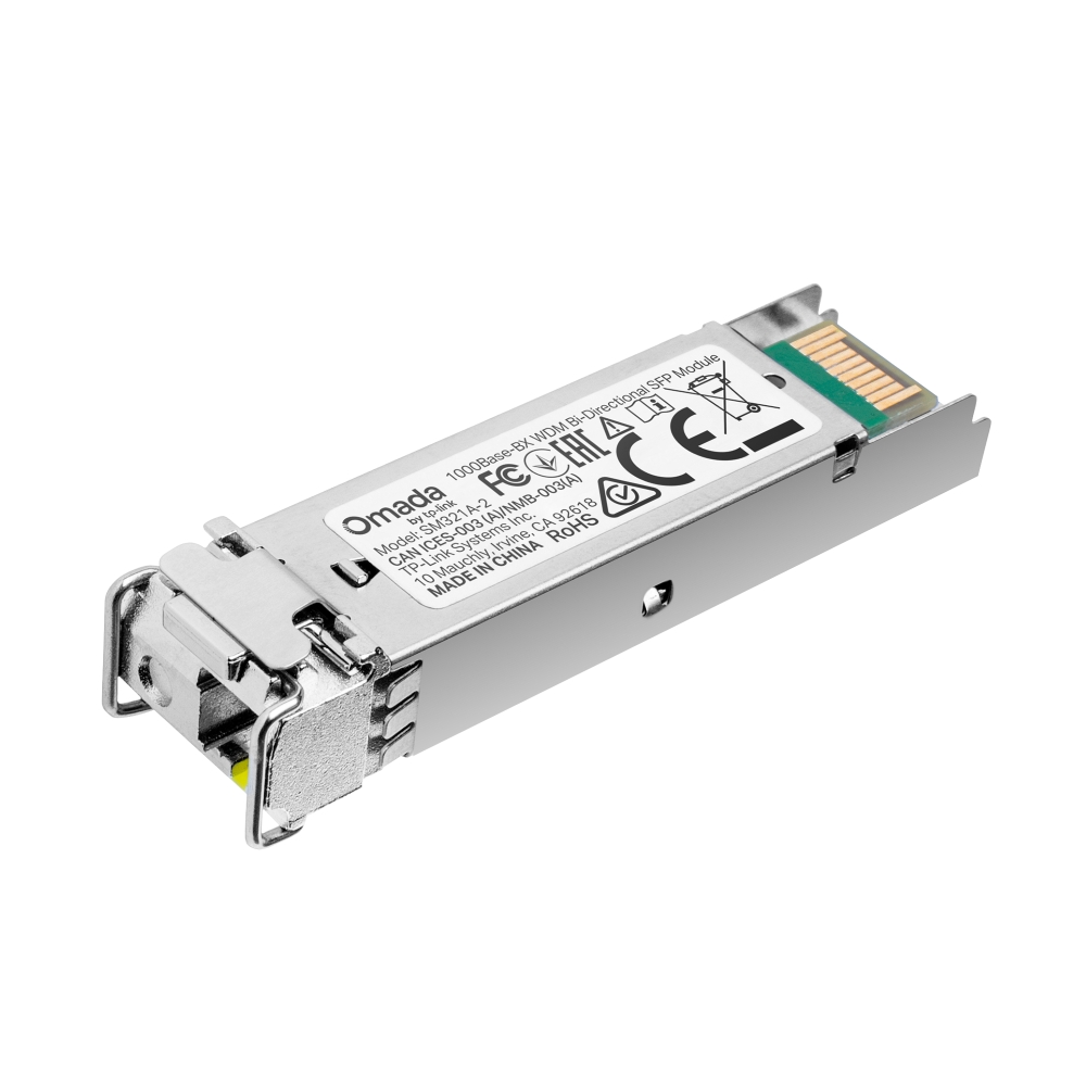 TP-Link SM321A-2 Omada 1000BASE-BX Wdm Bi-Directional SFP Module