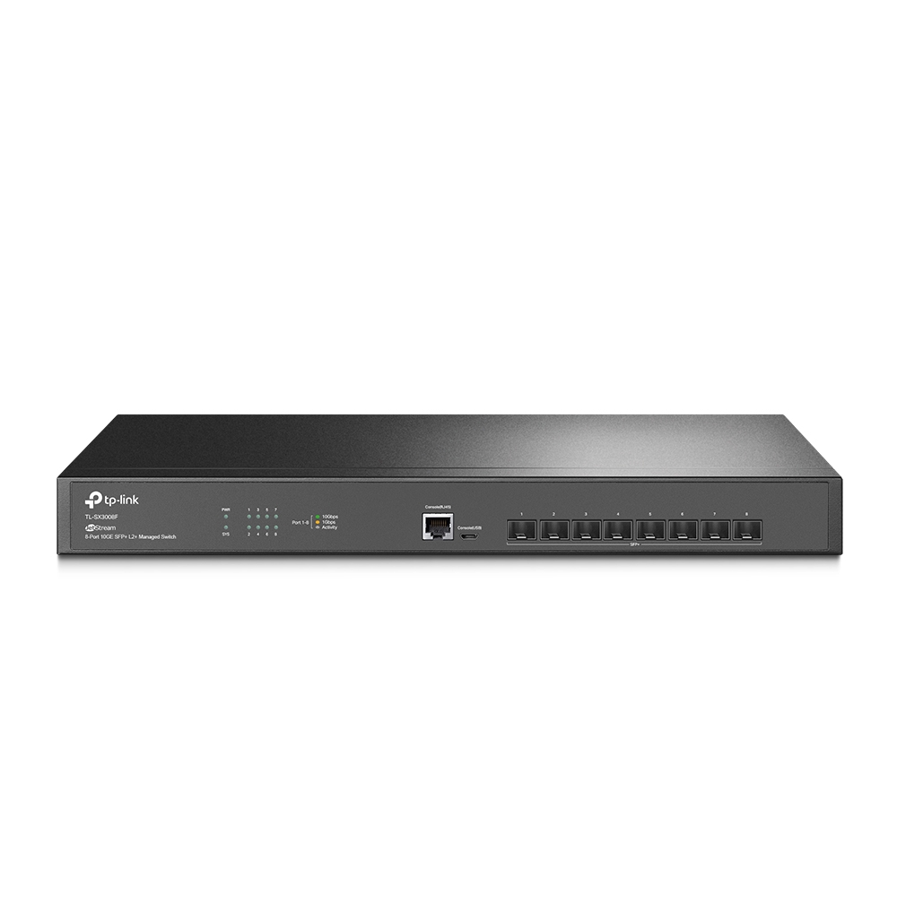 TP-Link SX3008F OMADA 8-PORT MANAGED 10GE L2+ RACK SWITCH