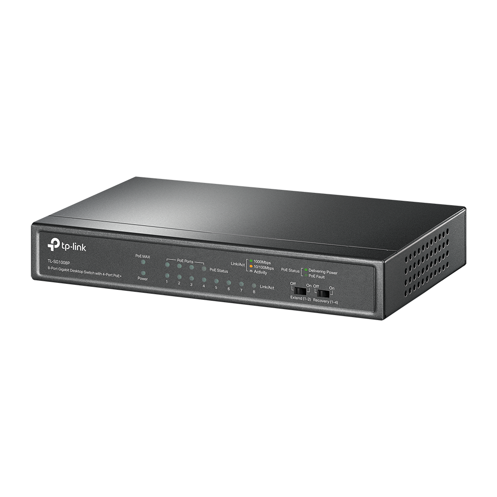 TP-Link TL-SG1008P 8-Port Gigabit Desktop Switch with 4-Port PoE
