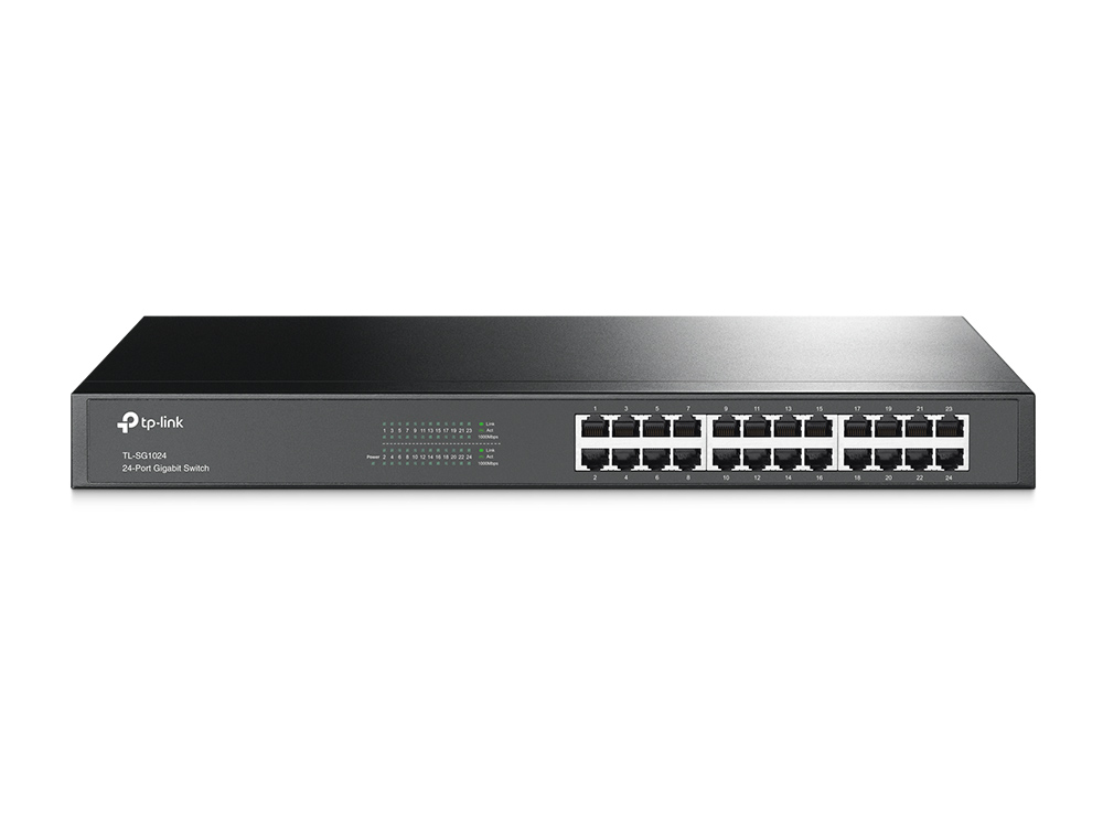 TP-Link TL-SG1024 24-PORT UNMANAGED GIGABIT RACKMOUNT SWITCH