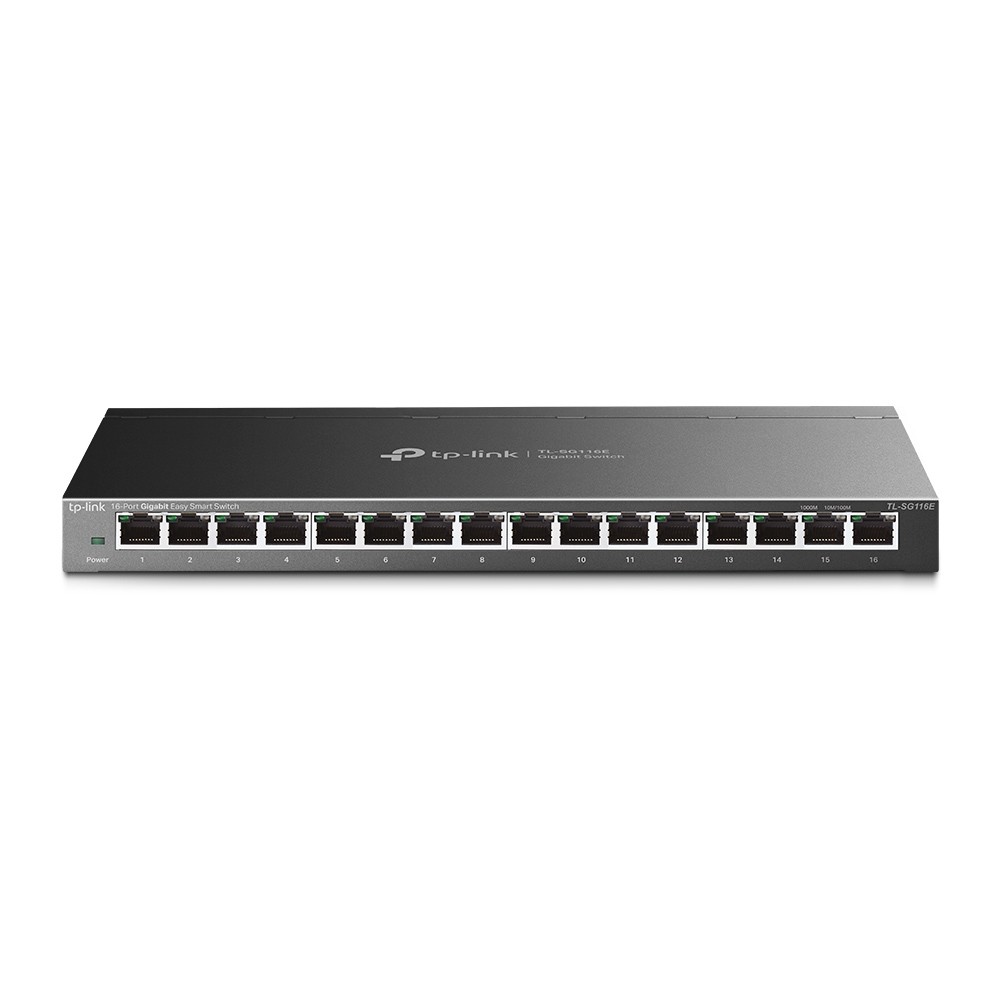 TP-Link TL-SG116E 16-Port Gigabit Easy Smart Desktop Switch