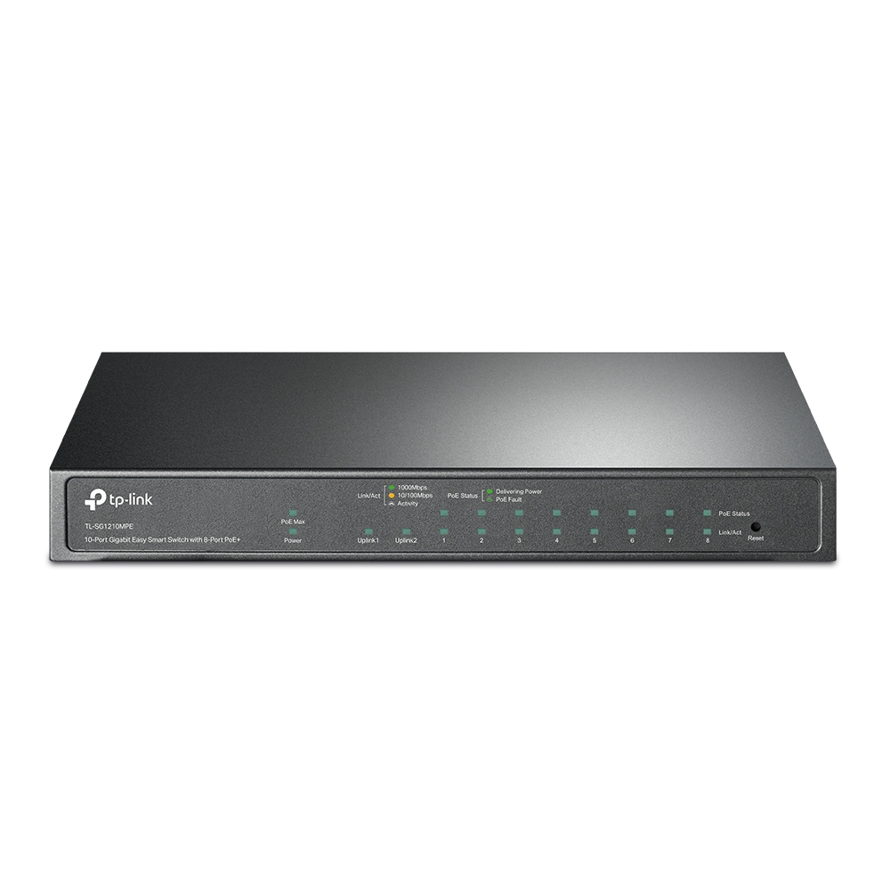 TP-Link TL-SG1210MPE 10-Port Easy Smart Gigabit Switch