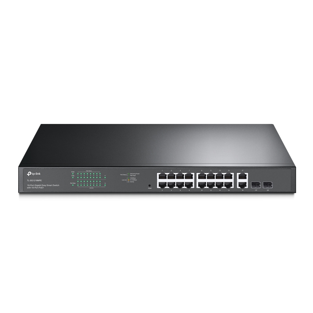 TP-Link TL-SG1218MPE 16-Port Easy Smart Gigabit Switch