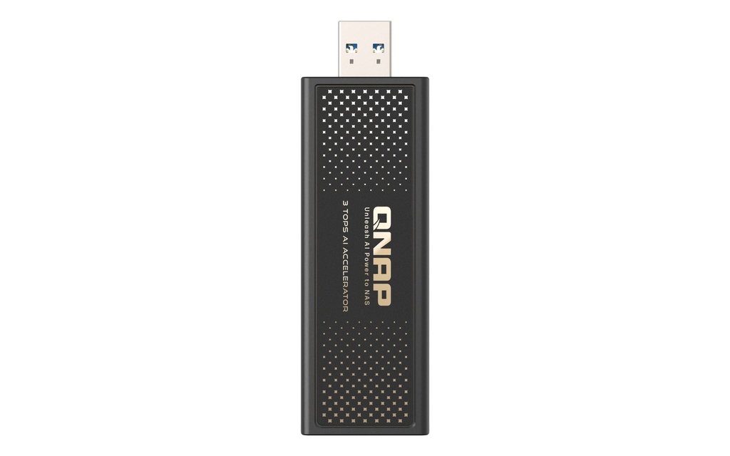 QNAP QAI-U100 USB Edge AI Accelerator for QNAP NAS, Up to 3 TOPS NPU, USB 3.2 Gen1