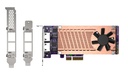 QNAP QM2-2P2G2T Dual M.2 2280 NVMe SSD and Dual 2.5GbE Expansion Card, PCIe Gen3 x4