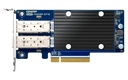 QNAP QXG-10G2SF-X710 Dual-Port 10GbE SFP+ Network Card, PCIe Gen3 x8 Low-Profile with SR-IOV